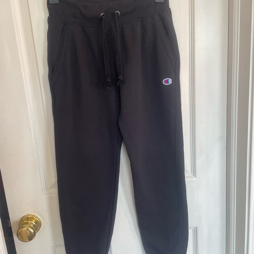 Champion Wonens Black Jogger Pants, Size Xsmall